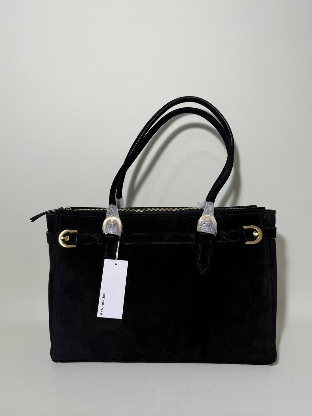 REFORMATION
Beatrice Suede Tote - Black - Picture 2 of 10